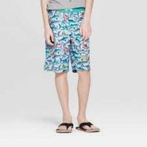 2/$15 BOYS Shark Swim Trunks - Cat & Jack Blue